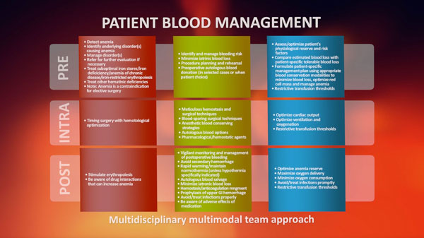 3 Pillars of Patient Blood Management